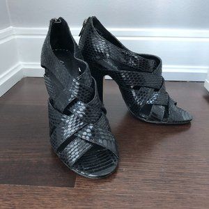 Aldo Patent Snake-Effect Heels